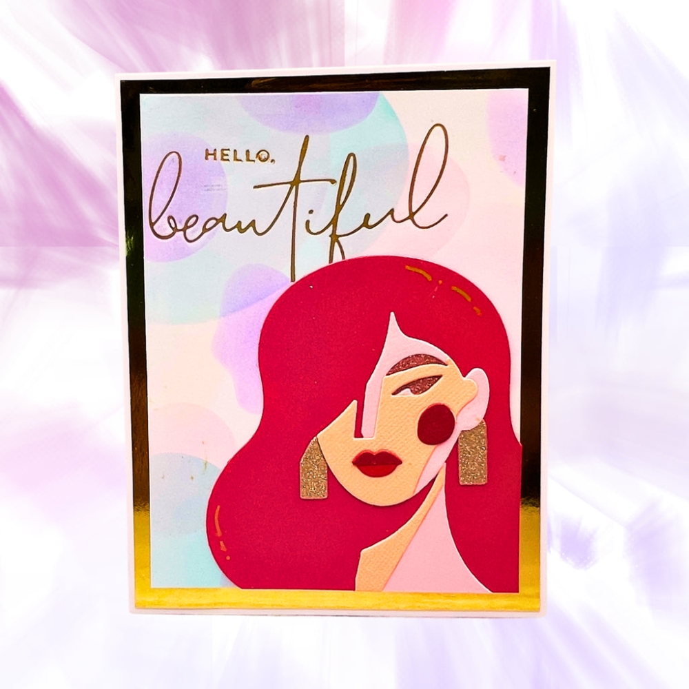 Bild 1 von Spellbinders Fragmented Gaze Etched Dies by Jaycee Gaspar - Stanz-Set Gesicht