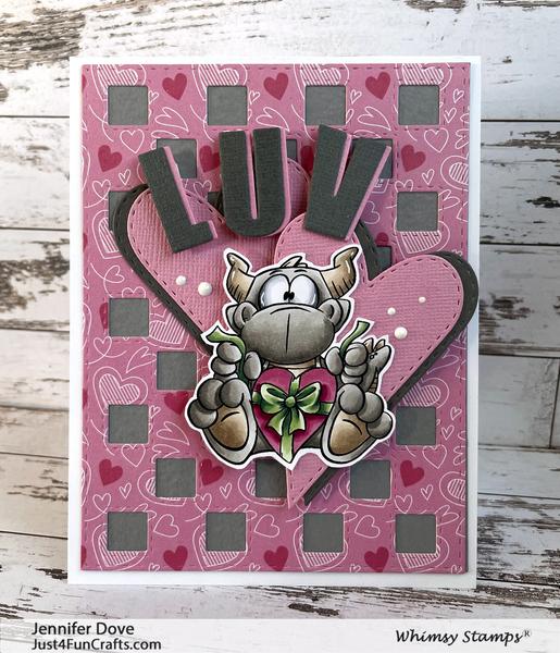 Bild 1 von Whimsy Stamps Clear Stamps - Dudley's Mailed with Love - Drache