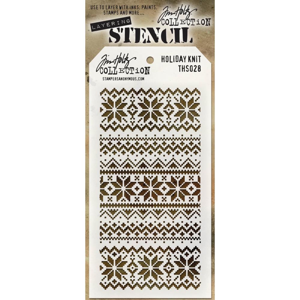 Bild 1 von Tim Holtz Collection Schablone Layering Stencil - Holiday Knit