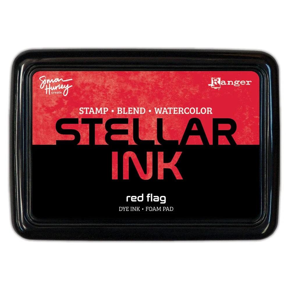 Bild 1 von Simon Hurley create. Stellar Foam Dye Ink Pad - Tuschestempelkissen Red Flag