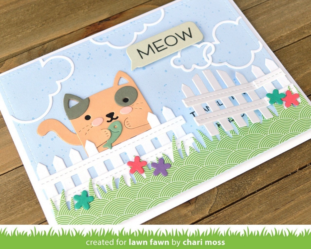 Bild 1 von Lawn Fawn Cuts  - Stanzschablone Tiny Gift Box Cat add-on Katze