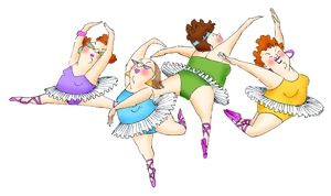 Bild 1 von Art Impressions Stempelgummi Girlfriends Dancers