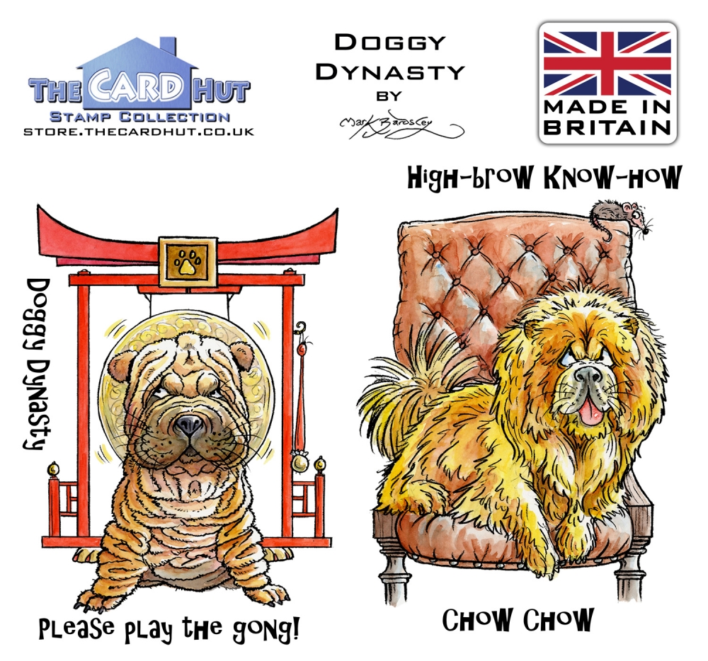 Bild 1 von The Card Hut Clear Stamps - Doggy Dynasty - Stamp Set