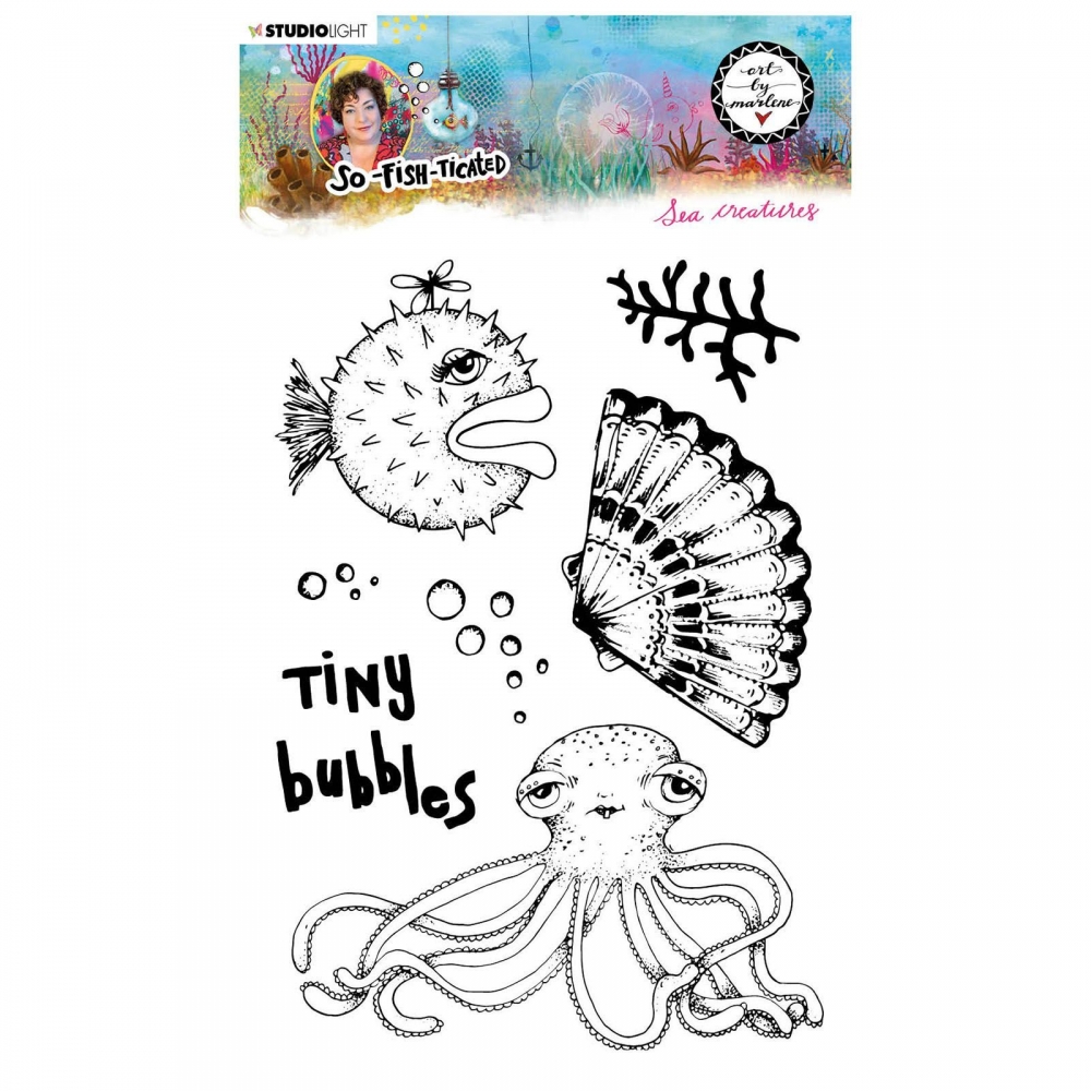 Bild 1 von STUDIOLIGHT Clear Stamp - Art By Marlene Sea creatures So-Fish-Ticated nr.13
