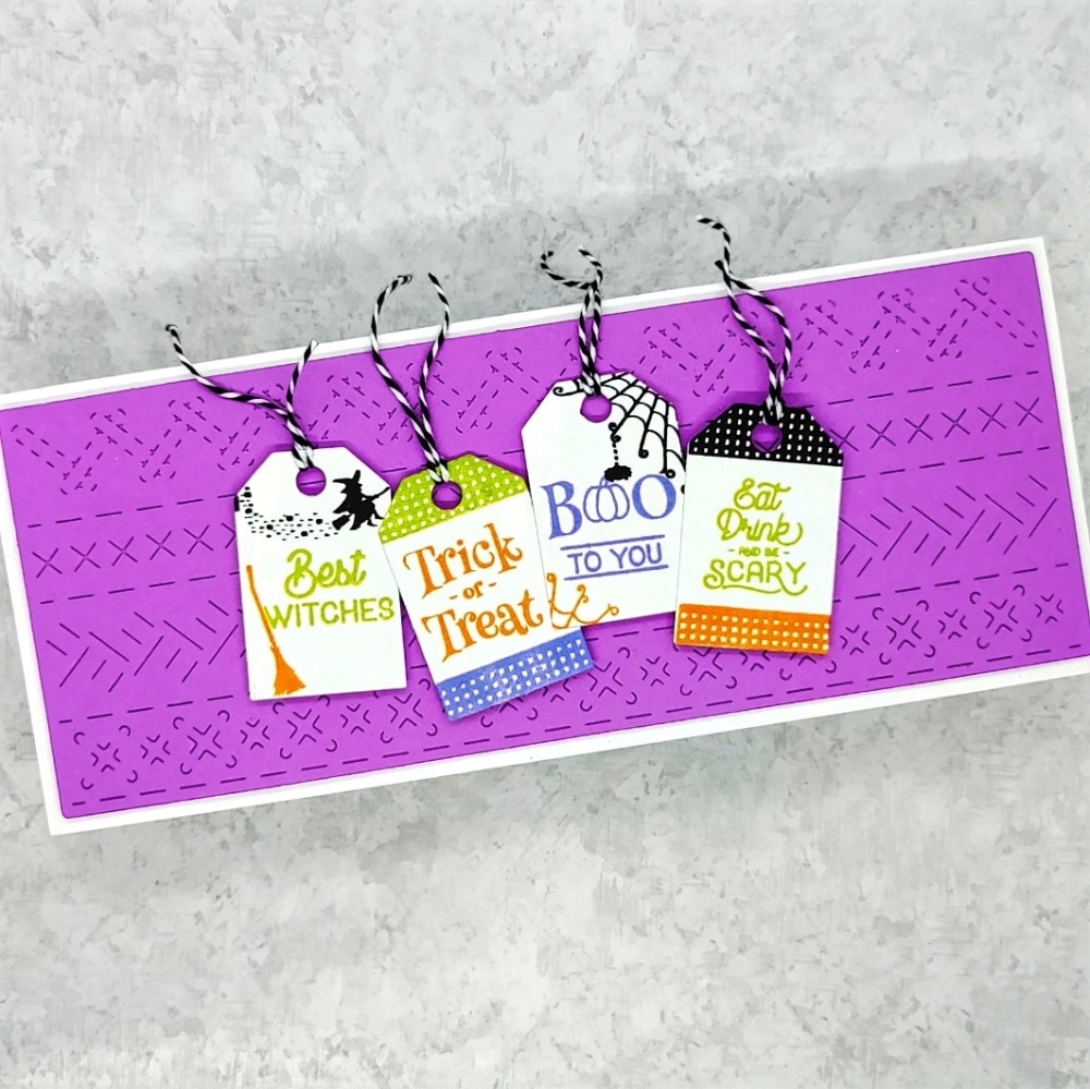 Bild 1 von LDRS Creative - Halloween 4x6 Gift Tag Stack Stamp - Geschenkanhänger 