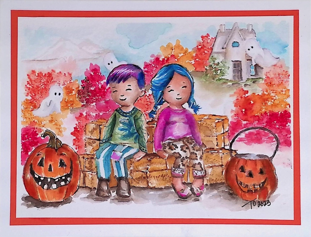 Bild 1 von Art Impressions Clear Stamps with dies FB Sitting Girl  Stempelset inkl. Stanzen