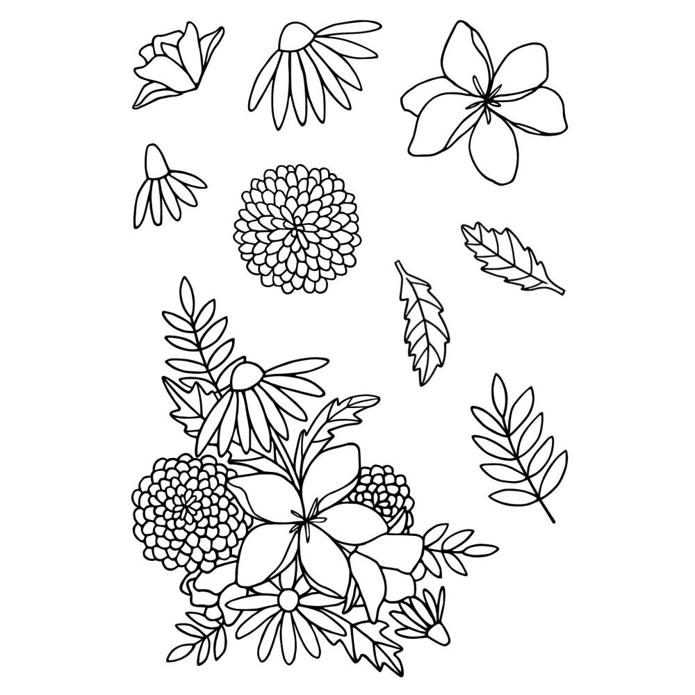 Bild 1 von Jane's Doodles Clear Stamps - Wild Flowers