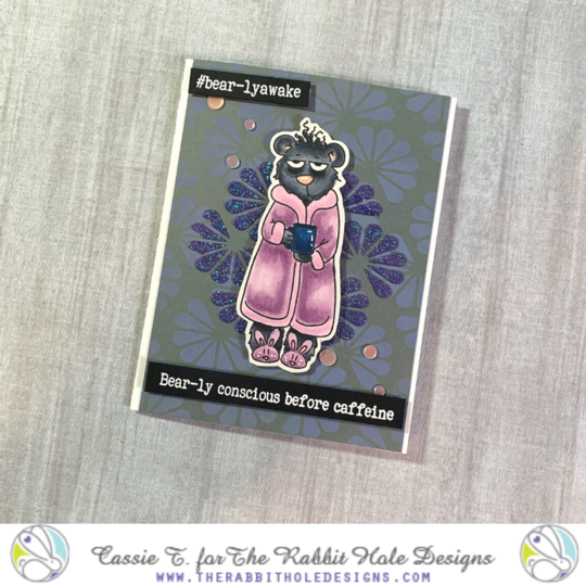 Bild 1 von The Rabbit Hole Designs Clear Stamps  - Caffeinated - Bear - Bär