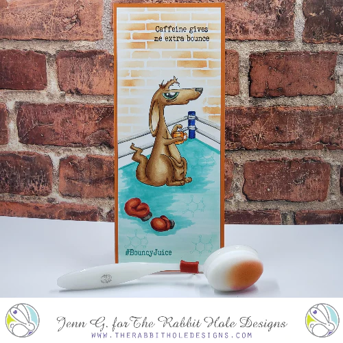 Bild 1 von The Rabbit Hole Designs Clear Stamps  - Caffeinated Kangaroo - Känguru