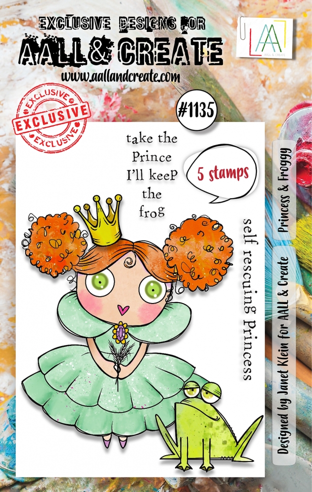 Bild 1 von AALL & Create Clear Stamps - Princess & Froggy