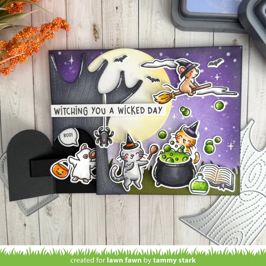 Bild 1 von Lawn Fawn Cuts  - Stanzschablone knock knock, who's there?