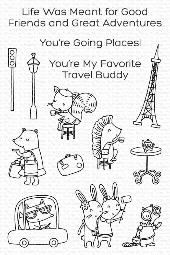 Bild 1 von My Favorite Things - Clear Stamps Travel Buddies - Reise