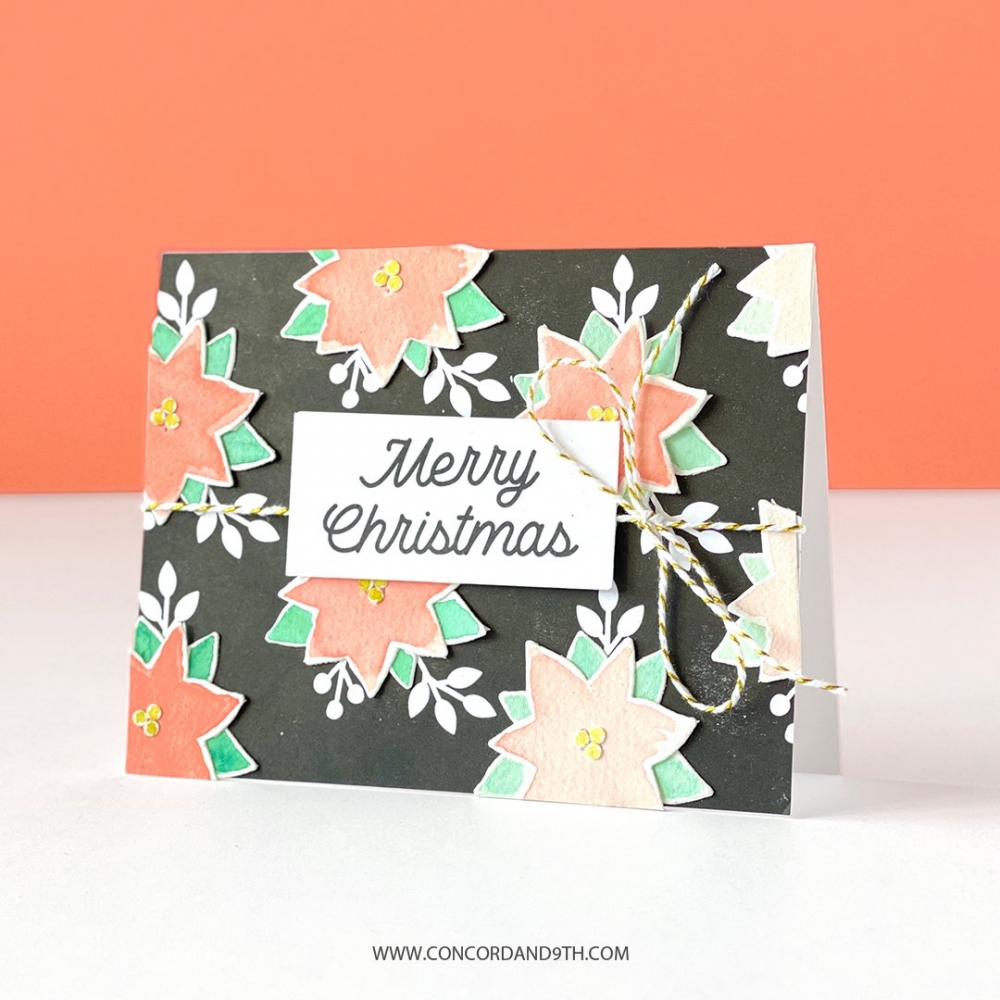 Bild 1 von Concord & 9th Clear Stamp - POINSETTIA FILL-IN - Weihnachtsstern