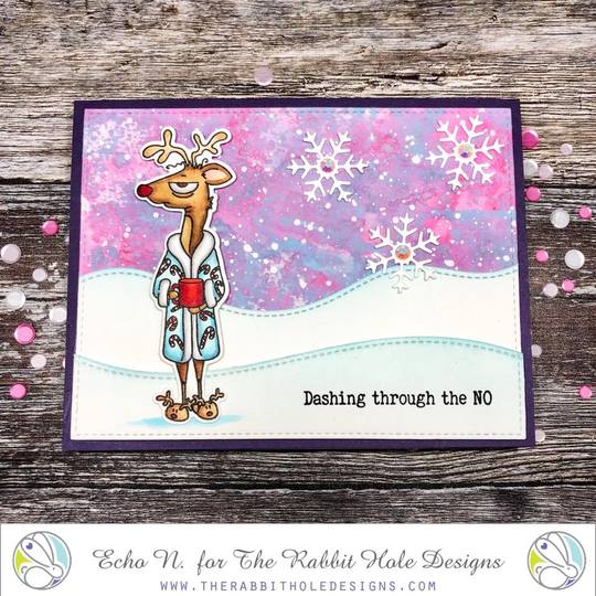 Bild 1 von The Rabbit Hole Designs Clear Stamps  - Caffeinated - Reindeer - Rentier