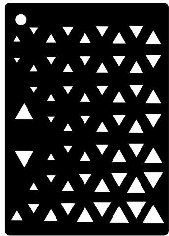Bild 1 von Creative Expressions Mini Stencil - Triangles
