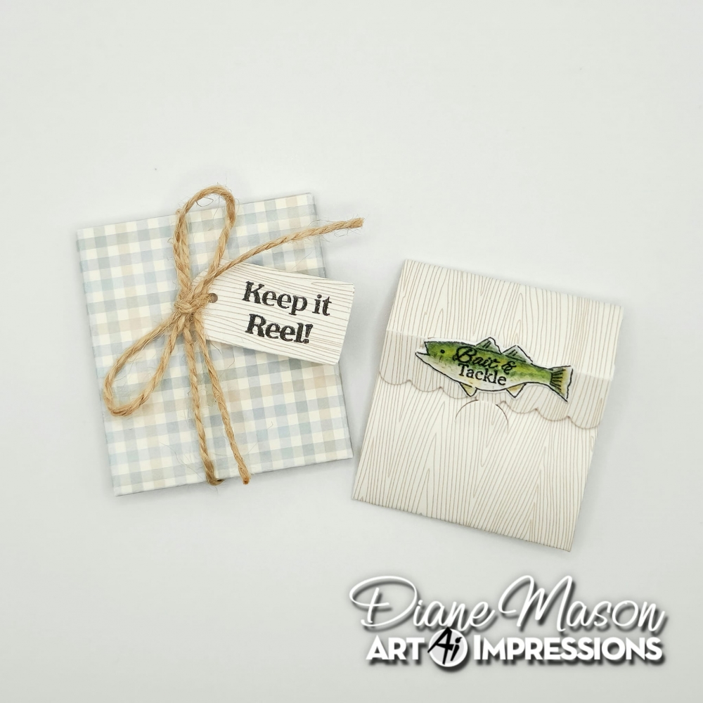 Bild 1 von Art Impressions Clear Stamps with dies Bait & Tackle MB - Stempelset inkl. Stanzen