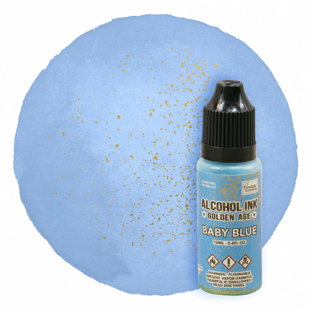 Bild 1 von Couture Creations - Alcohol Inks Golden Age  / (Farbe) Baby Blue