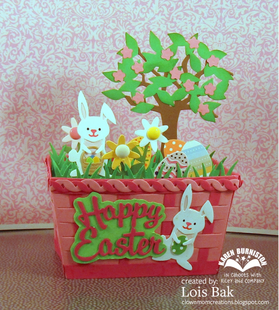 Bild 1 von Karen Burniston Dies Wide Woven Basket Card - Stanzen Körbchen-Karte