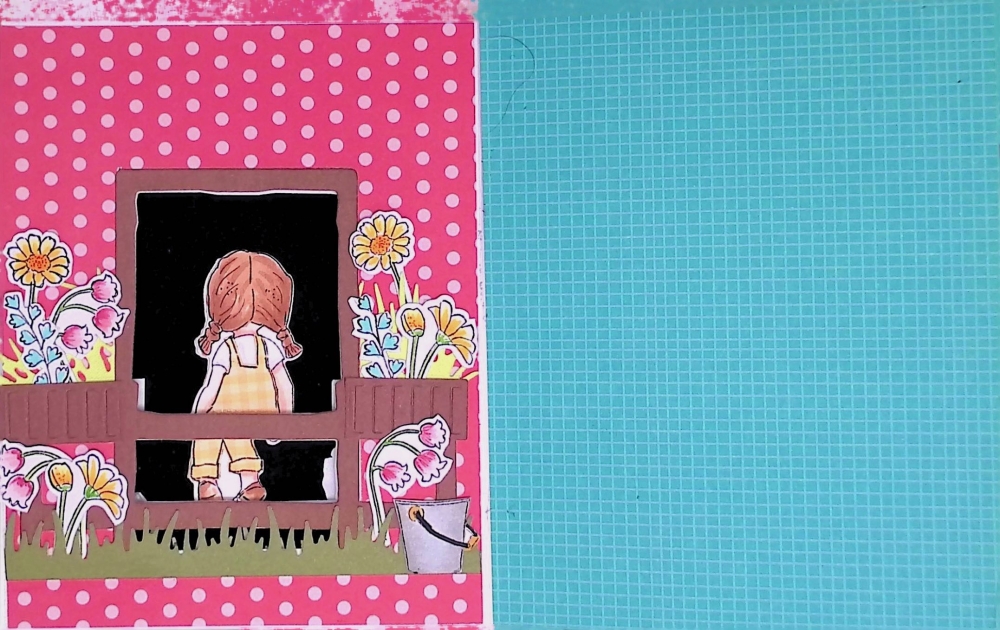 Bild 1 von Art Impressions Clear Stamps with dies FB Sitting Girl  Stempelset inkl. Stanzen