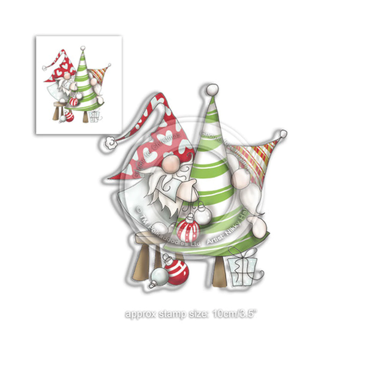 Bild 1 von Polkadoodles Clear Stamps - Decorating the Tree Gnomes