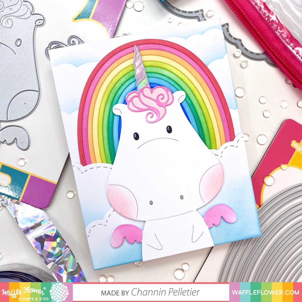 Bild 1 von Waffle Postage Be a Unicorn Die-Set - Stanzset Einhorn