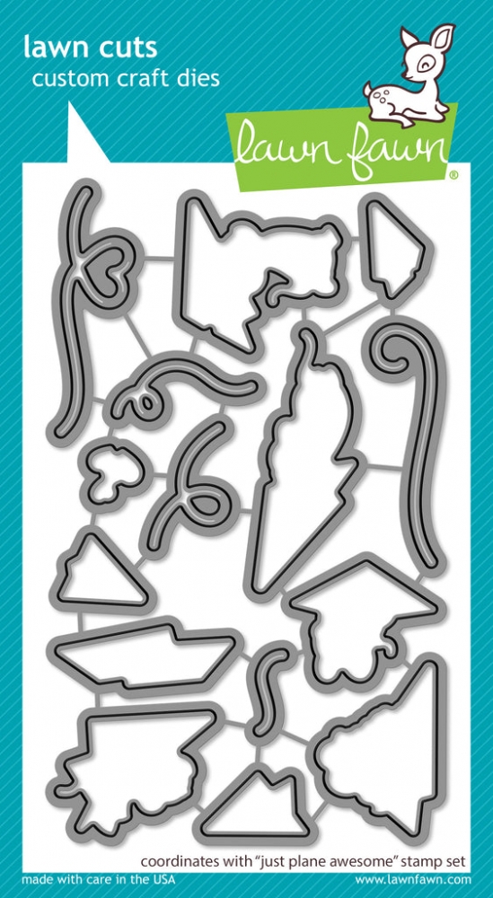 Bild 1 von Lawn Fawn Cuts  - Stanzschablone just plane awesome lawn cuts - Papierflieger