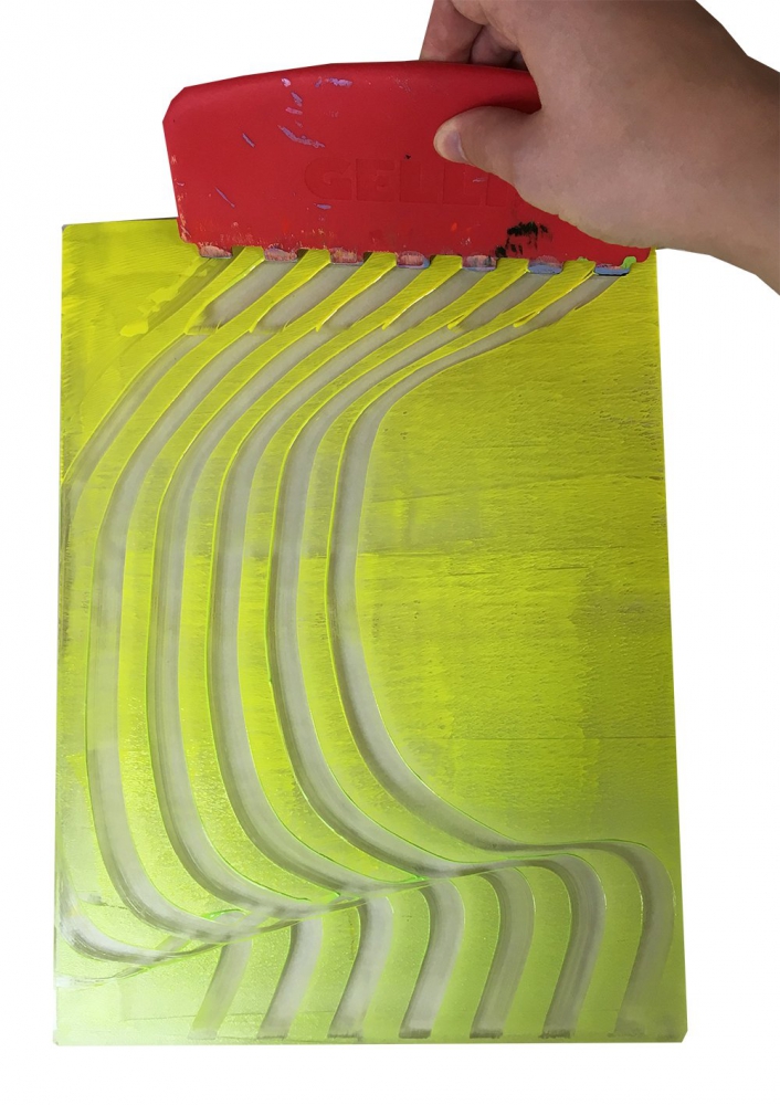 Bild 1 von Gellis Arts - Gel Printing Plate Druckplatte 9