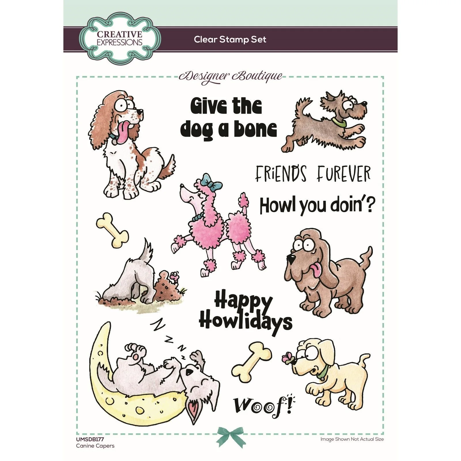 Bild 1 von Creative Expressions • Clear Stamps Designer Boutique Collection Canine Capers