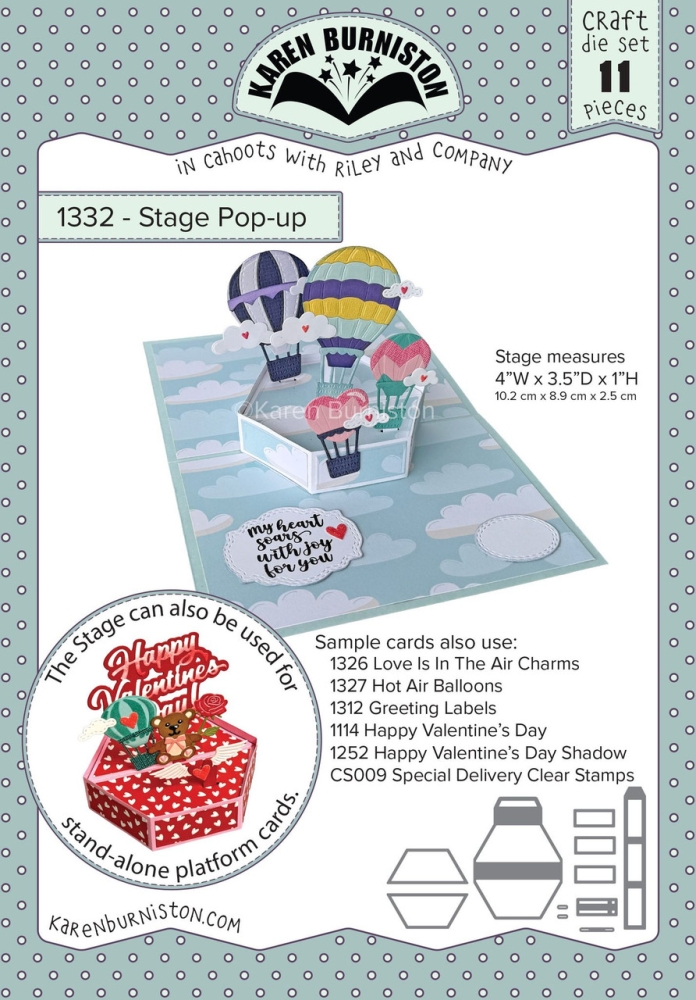 Bild 1 von Karen Burniston Dies  Stanzen - Stage Pop-up