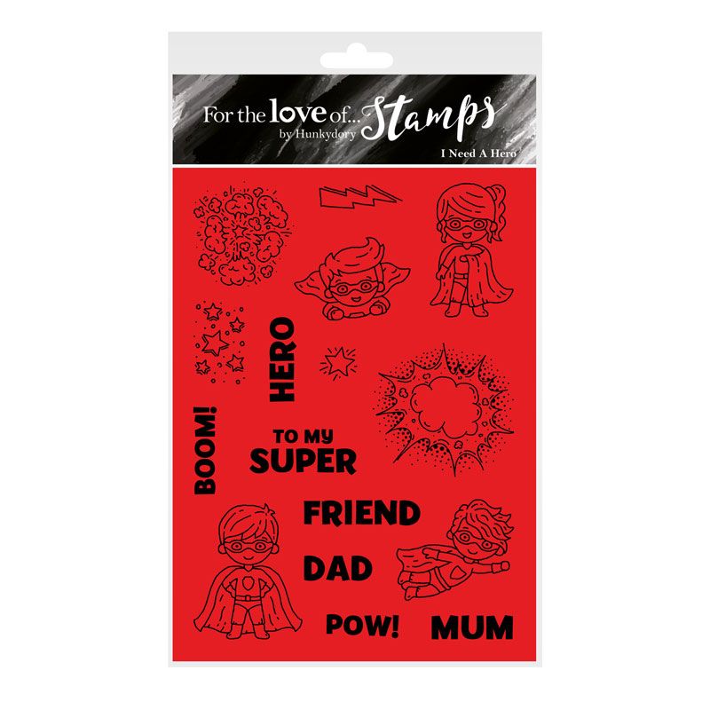 Bild 1 von For the love of...Stamps by Hunkydory - I Need A Hero - Superhelden