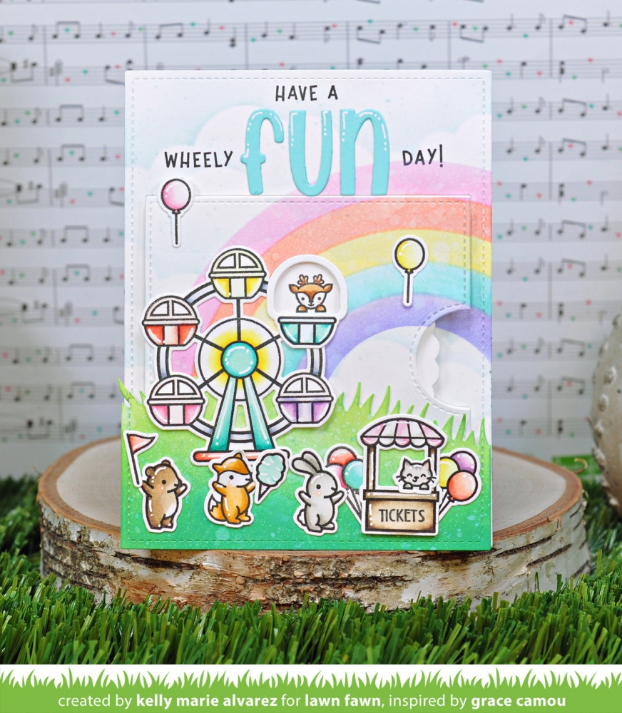 Bild 1 von Lawn Fawn Cuts  - Stanzschablone - reveal wheel wheely great day add-on
