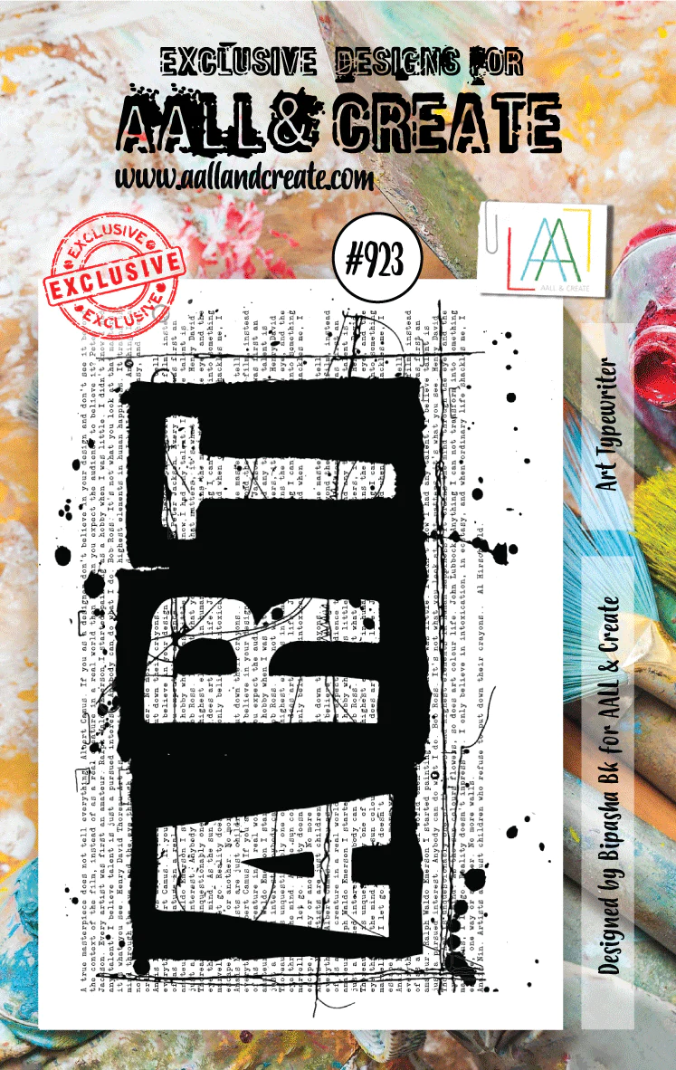 Bild 1 von AALL & Create Clear Stamps - ART TYPEWRITER