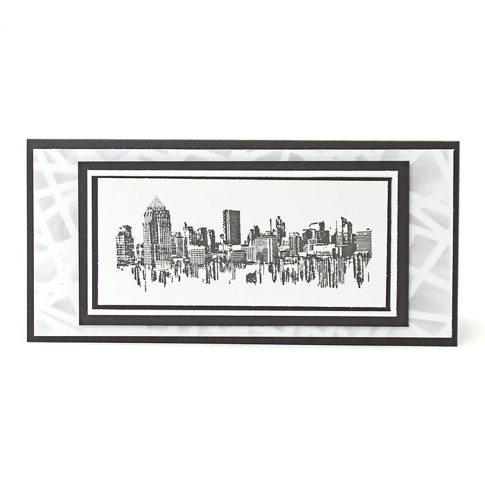 Bild 1 von Cosmic Shimmer Pre Cut Stamp - Gummistempel - Andy Skinner Cityscape Reflections