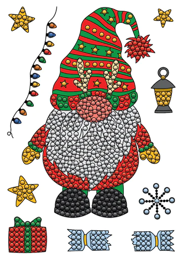 Bild 1 von Crystal Art A6 Stamp Set - Wintertide Gnome
