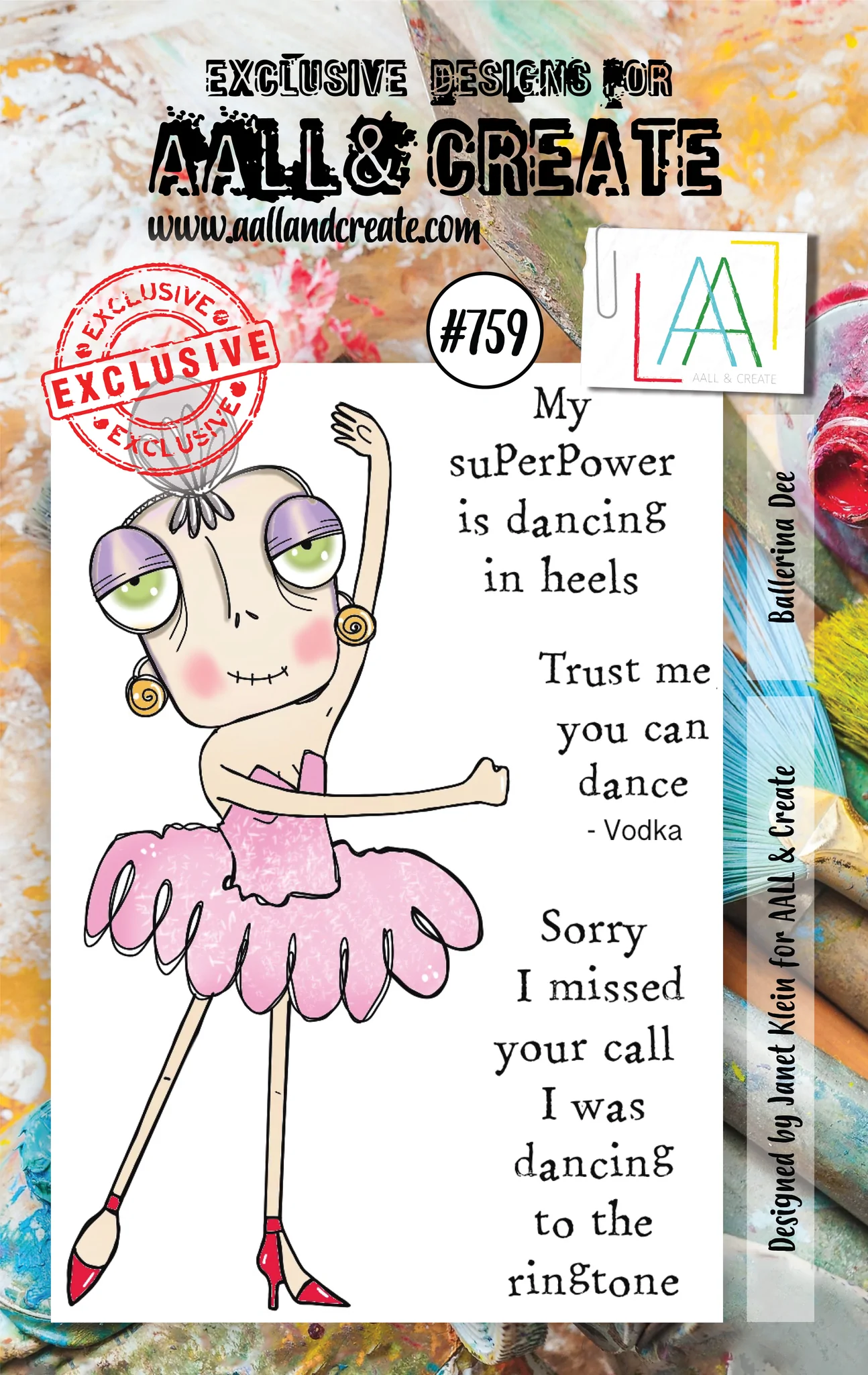 Bild 1 von AALL & Create Clear Stamps  - Ballerina Dee