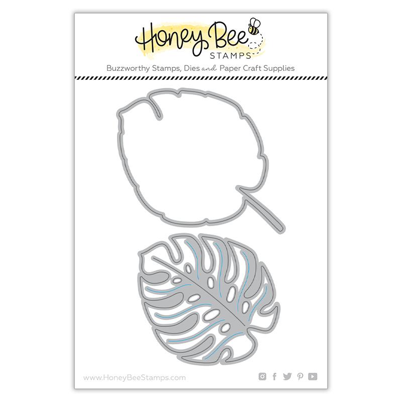 Bild 1 von Honey Bee Stamps DieCuts - Lovely Layers Monstera Leaf - Stanzschablone  Monstera Blatt
