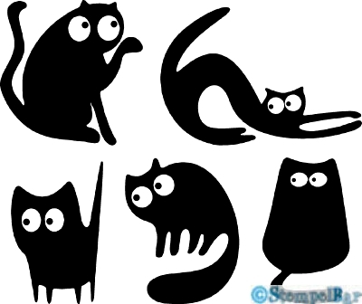 Bild 1 von StempelBar Stempelgummi Black Cats