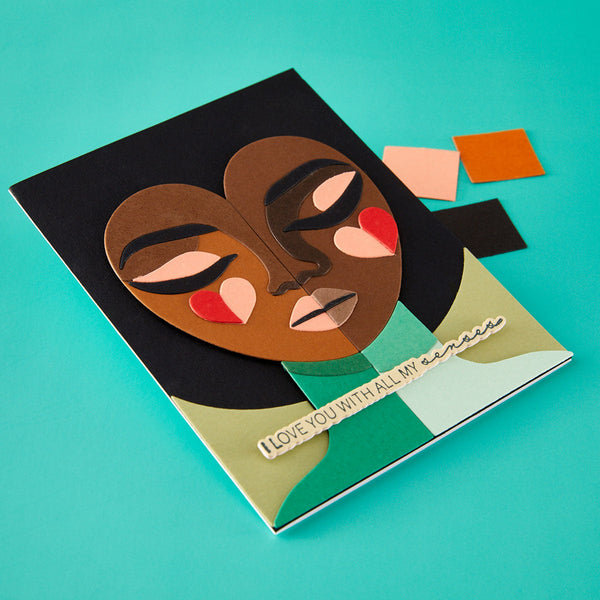 Bild 1 von Spellbinders Sensory Facets Etched Dies by Jaycee Gaspar - Stanz-Set Gesicht