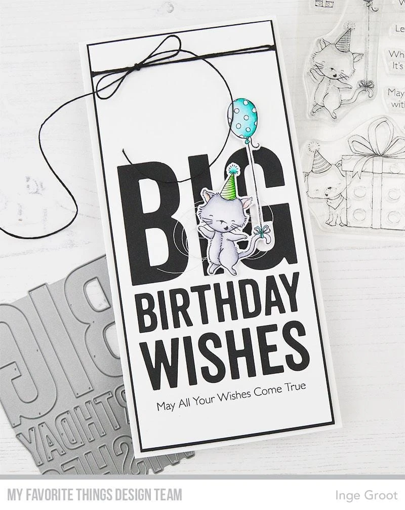 Bild 1 von My Favorite Things - Big Birthday Wishes Die-namics - Stanze Geburtstag
