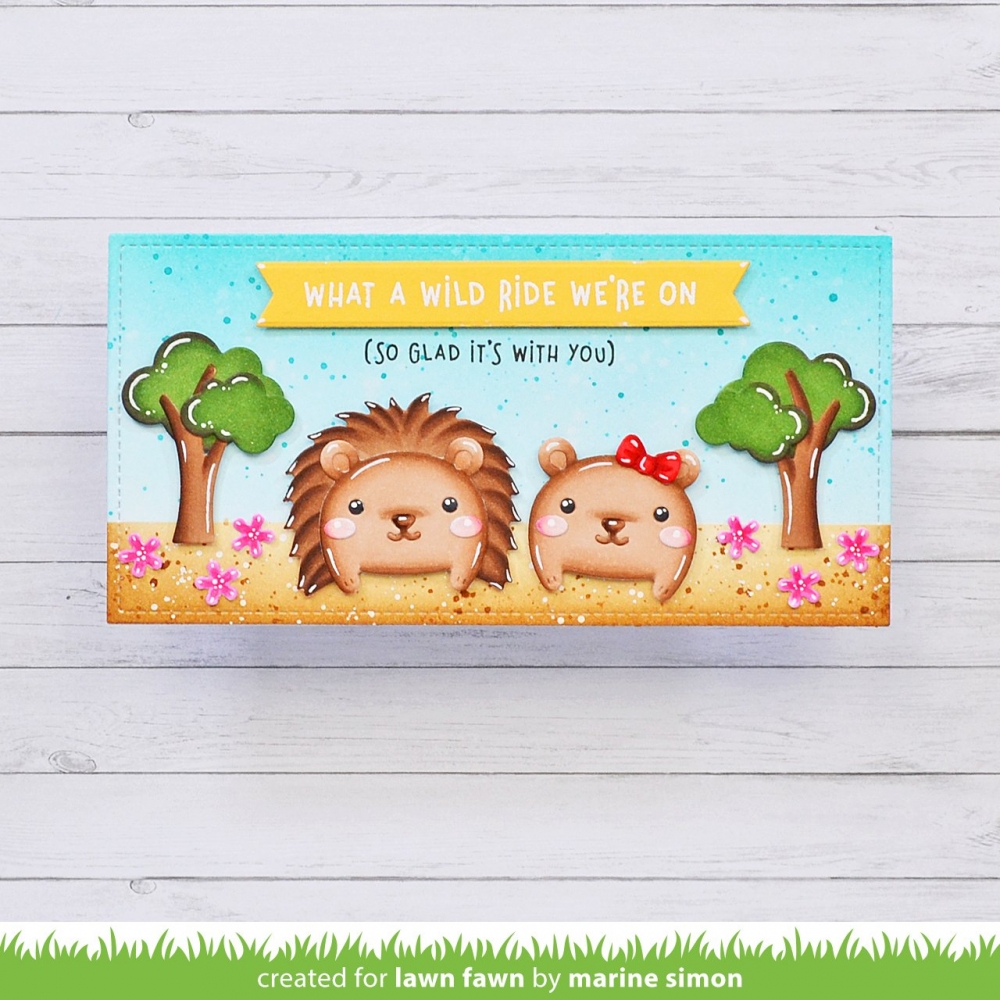 Bild 1 von Lawn Fawn Cuts  - Stanzschablone tiny gift box skunk add-on Stinktier