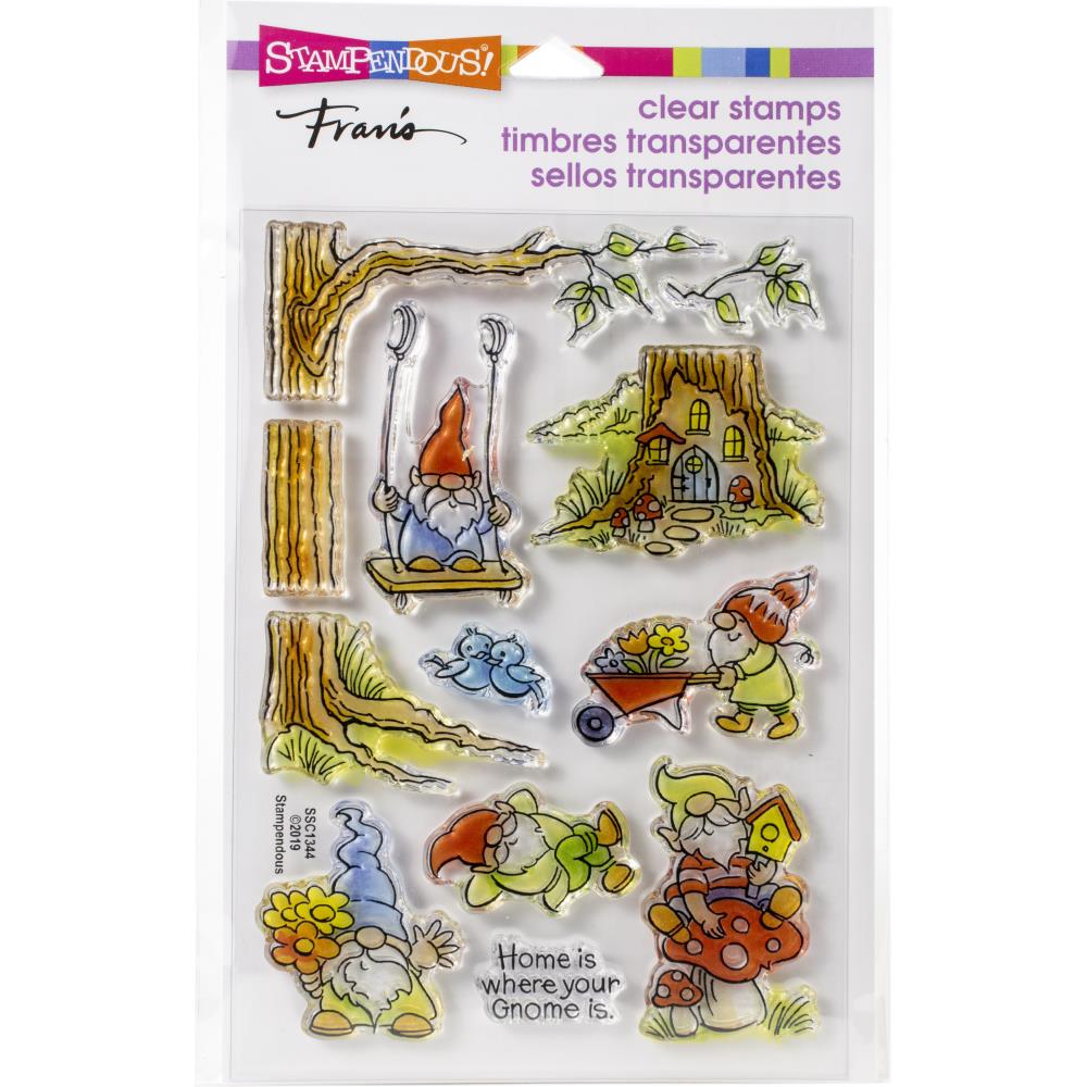 Bild 1 von Stampendous Perfectly Clear Stamps - Gnoming Around - Überall Gnome