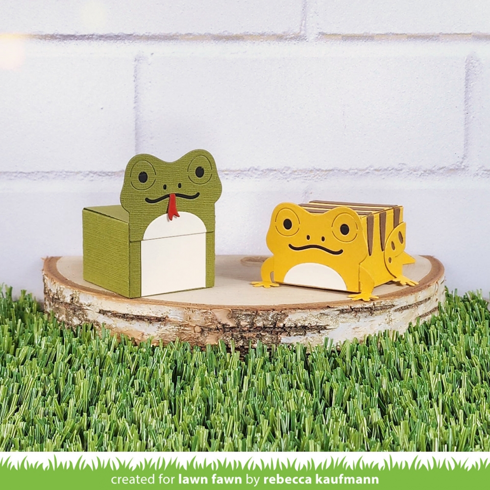 Bild 1 von Lawn Fawn Cuts  - Stanzschablone tiny gift box lizard and snake add-on