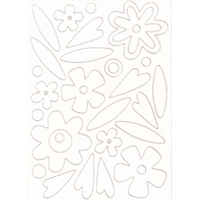 Bild 1 von Woodware Flowers and Hearts - Chipboards