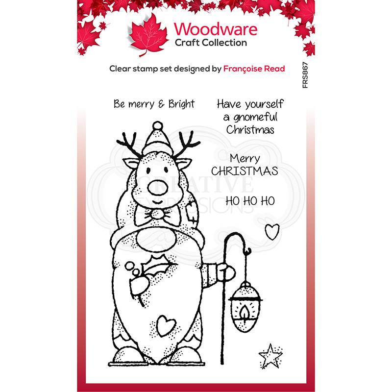 Bild 1 von Woodware Clear Stamp Singles Reindeer Gnome - Rentier Gnome