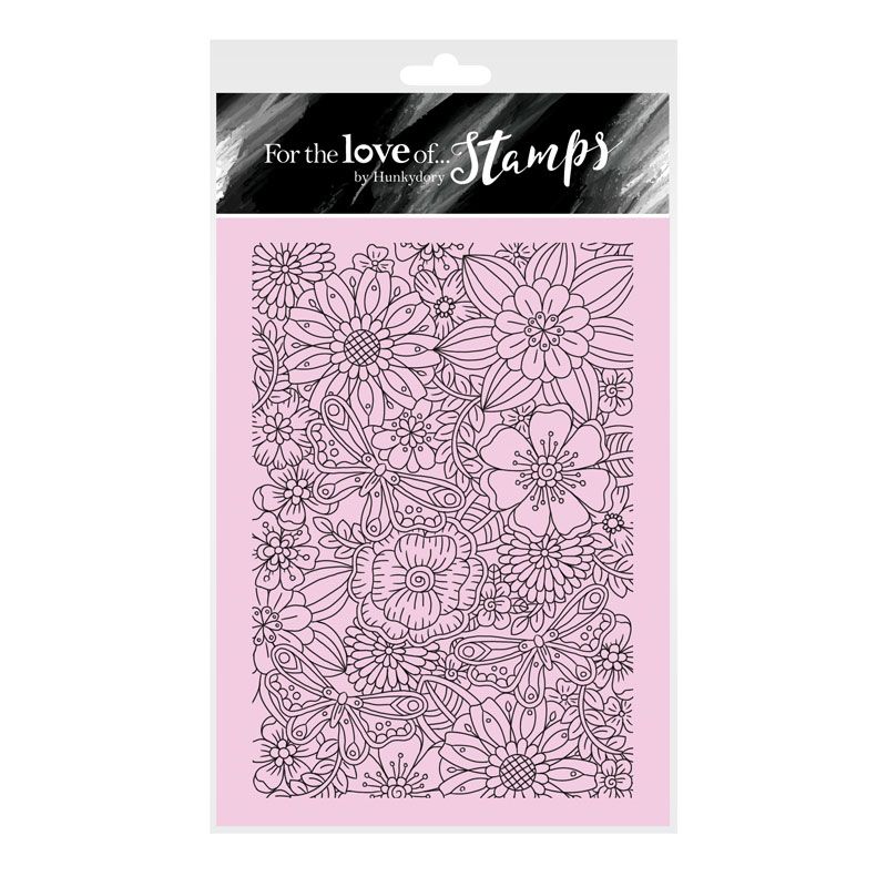 Bild 1 von For the love of...Stamps by Hunkydory - Colour Me Flowers - Blumen