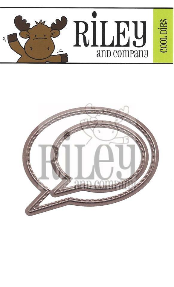 Bild 1 von Riley and Company Stanze - WORD BUBBLE DIE SET - CIRCLES (SET OF 2)