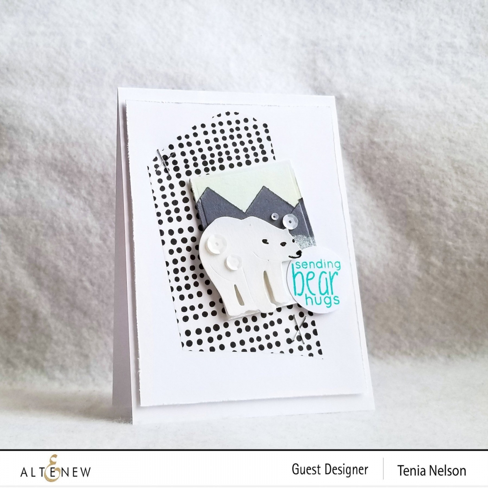 Bild 1 von Altenew Mini Delight: Polar Bear Stamp & Die Set - Bär Stempel und Stanze