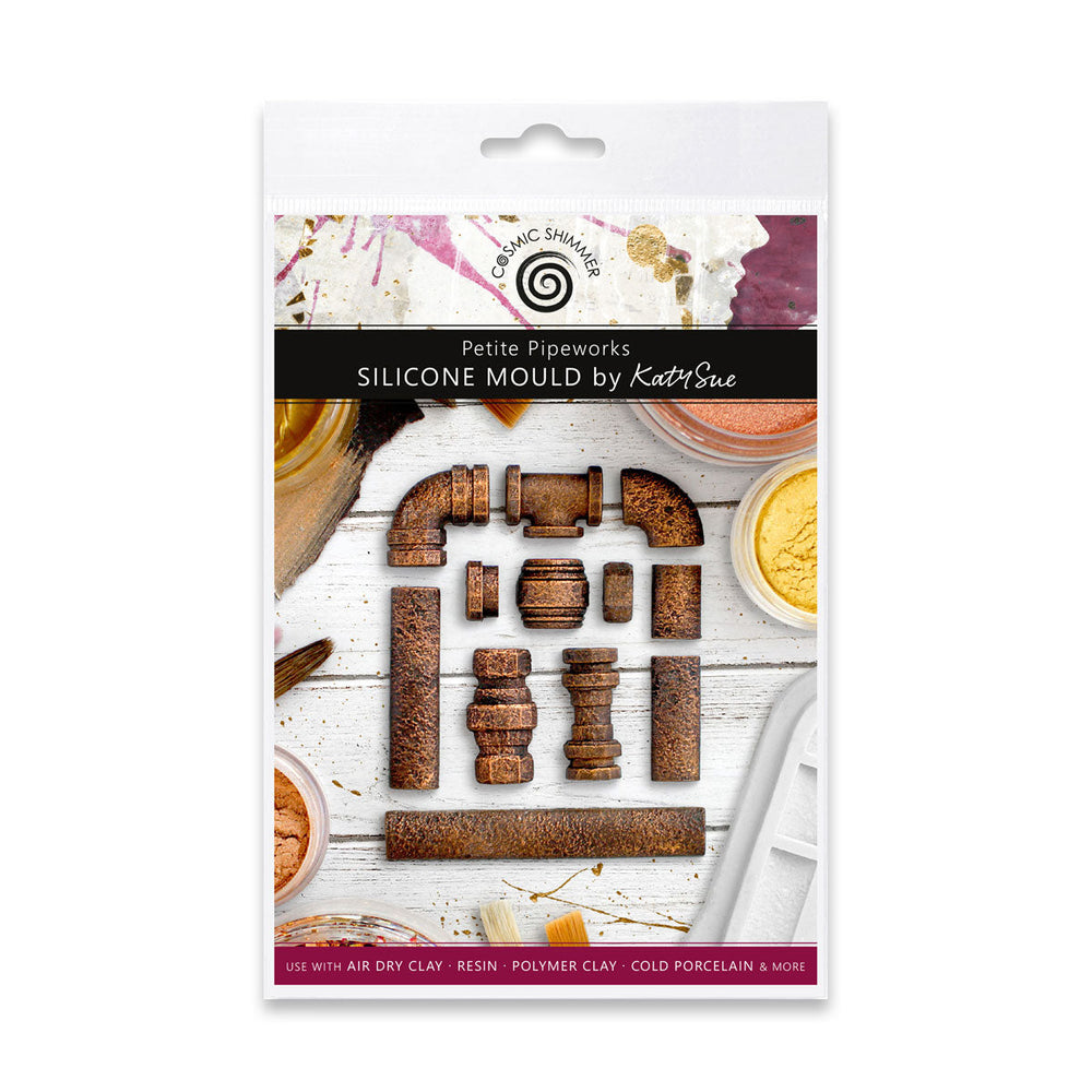Bild 1 von Cosmic Shimmer Petite Pipeworks Silicone Mould - Silikonform  Rohre