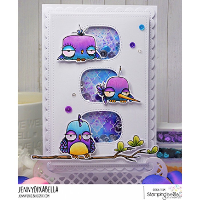 Bild 1 von Gummistempel Stamping Bella Cling Stamp ODDBALL BIRD SET (SET OF 4 RUBBER STAMPS)