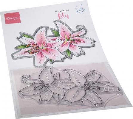 Bild 1 von Marianne Design - TINY'S FLOWERS - LILY - Stempel und Stanzen Lilie